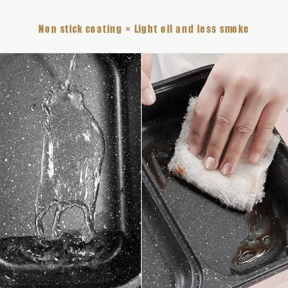 مقلاة الشواء ذات التحكم المزدوج في درجة الحرارة-2-في-1